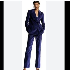 Babaton velvet suit jacket